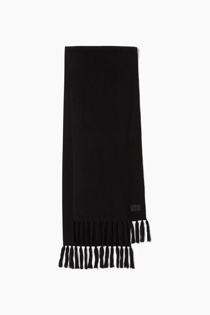 Lala Berlin Scarf Aminas wool mix lala black VIP-Rabatte