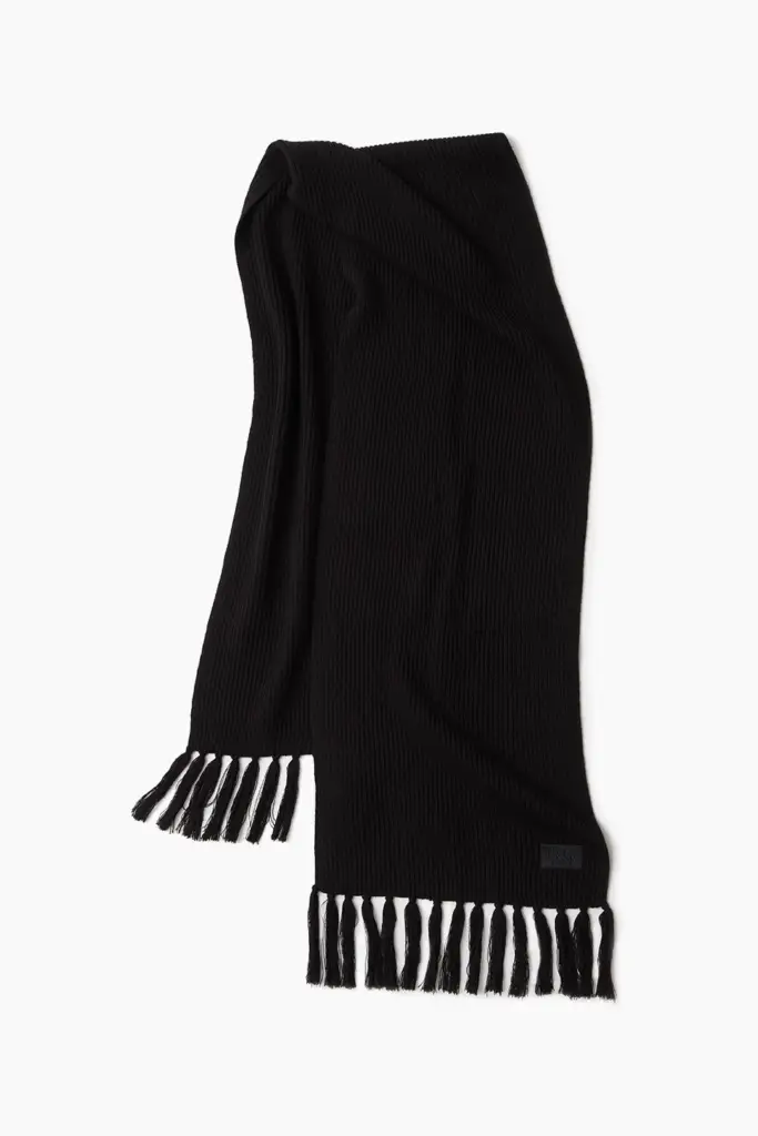 Lala Berlin Scarf Aminas wool mix lala black VIP-Rabatte