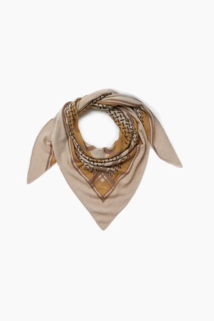 Lala Berlin Triangle Double Heritage cashmere dune/sand Tiefpreis