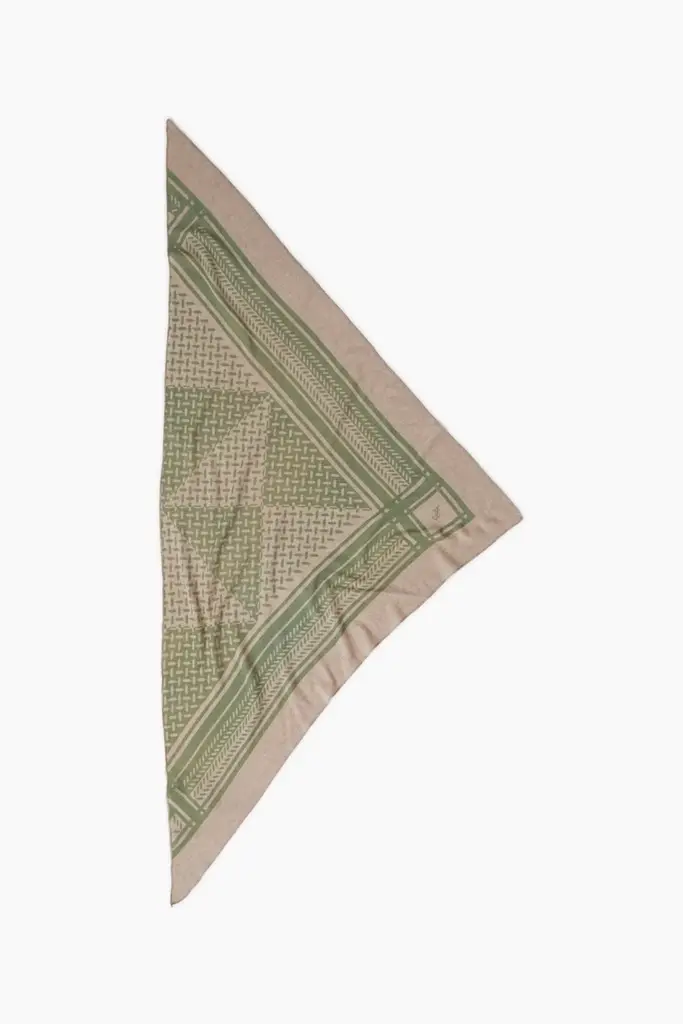 Lala Berlin Triangle Puzzle cashmere dune/sage Letzte 3 Tage