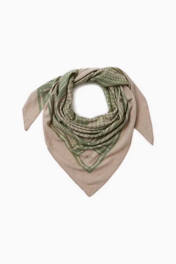 Lala Berlin Triangle Puzzle cashmere dune/sage Letzte 3 Tage