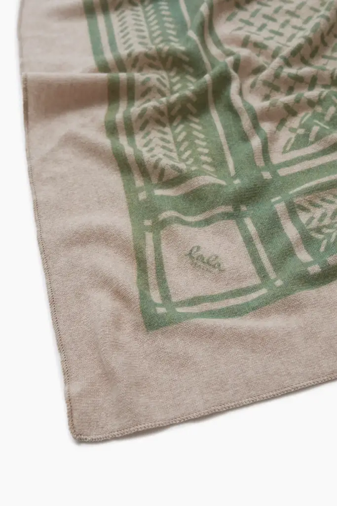 Lala Berlin Triangle Puzzle cashmere dune/sage Letzte 3 Tage