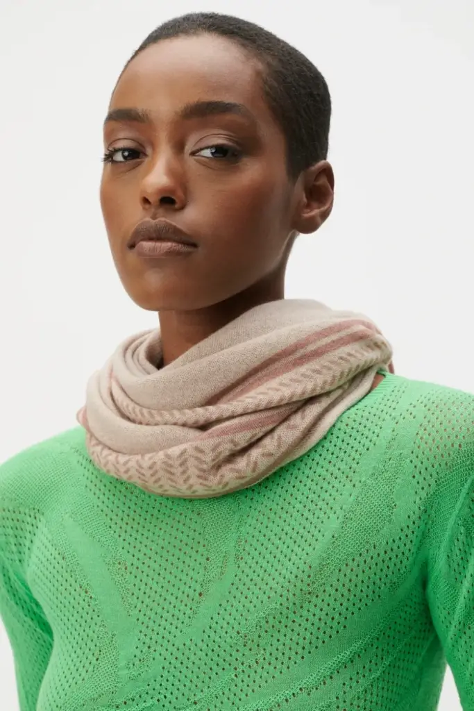 Lala Berlin Triangle Heritage Double cashmere sand flip Zeitbegrenzte Promotion