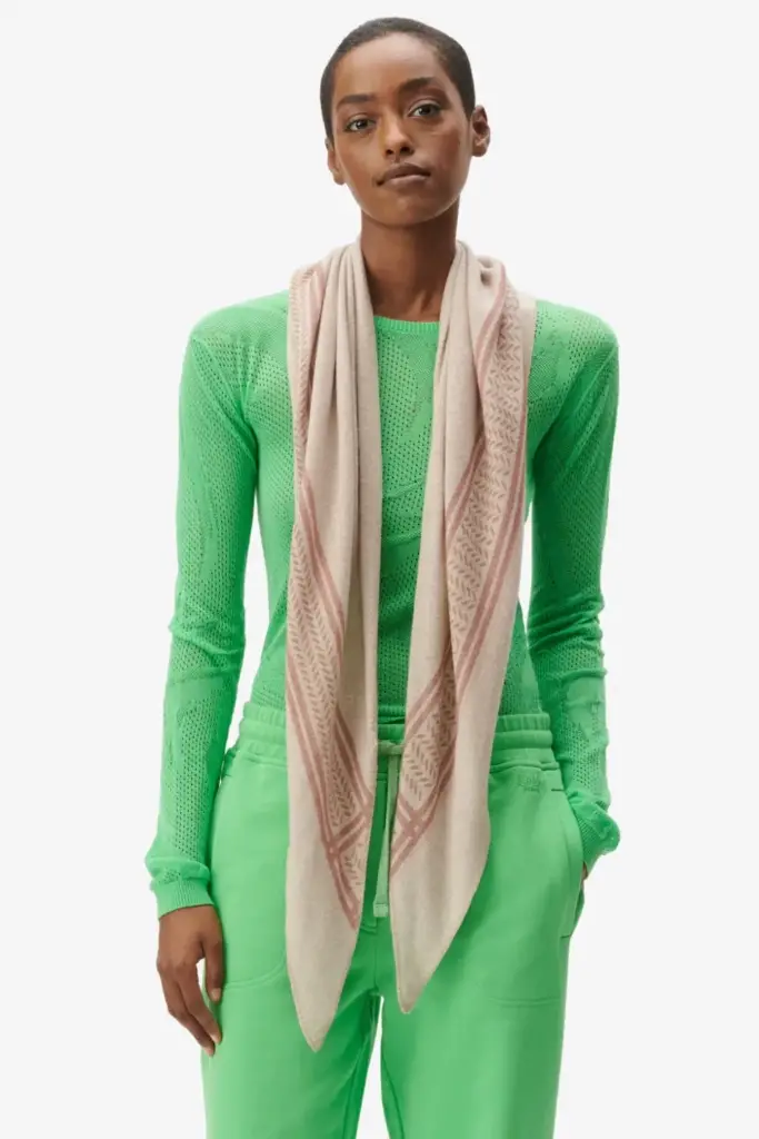 Lala Berlin Triangle Heritage Double cashmere sand flip Zeitbegrenzte Promotion