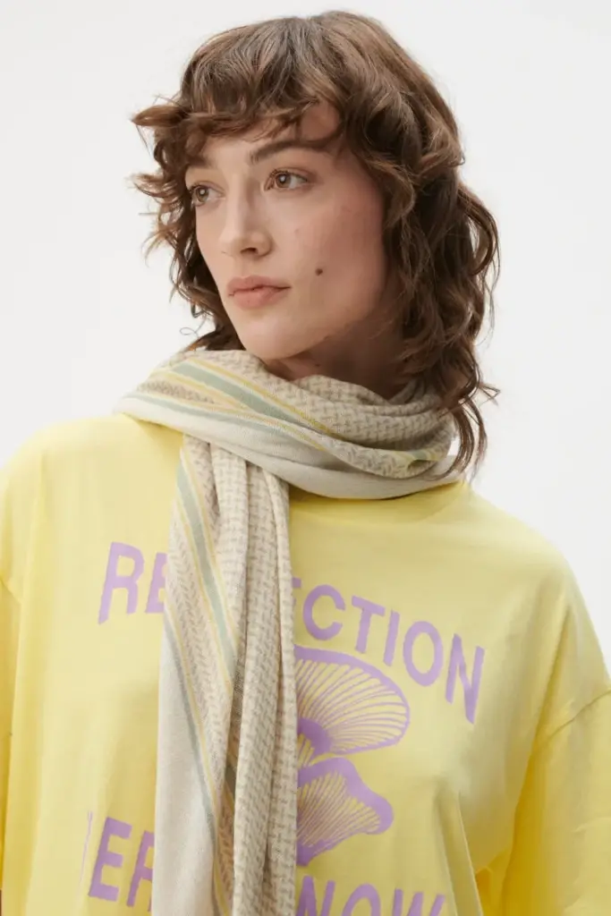 Lala Berlin Triangle Heritage Double cashmere egret flip Bis zu 50% Rabatt