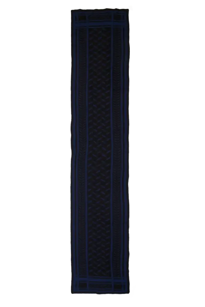 Lala Berlin Scarf Chuck cashmere dark blue Vierteljährliche Förderung