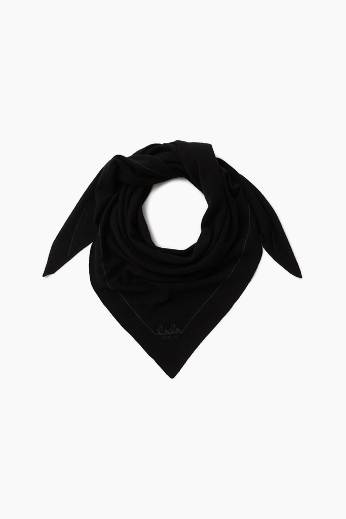 Lala Berlin Triangle Solid M cashmere nero Online