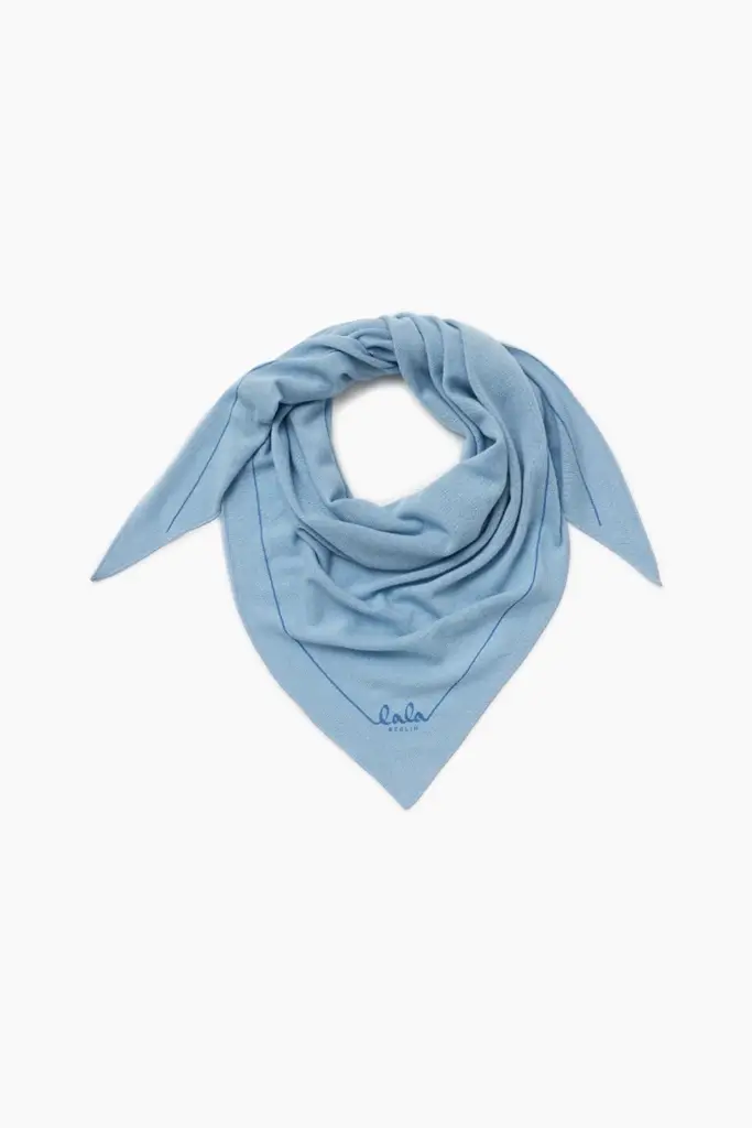 Lala Berlin Triangle Solid M cashmere atlantic Auslauf
