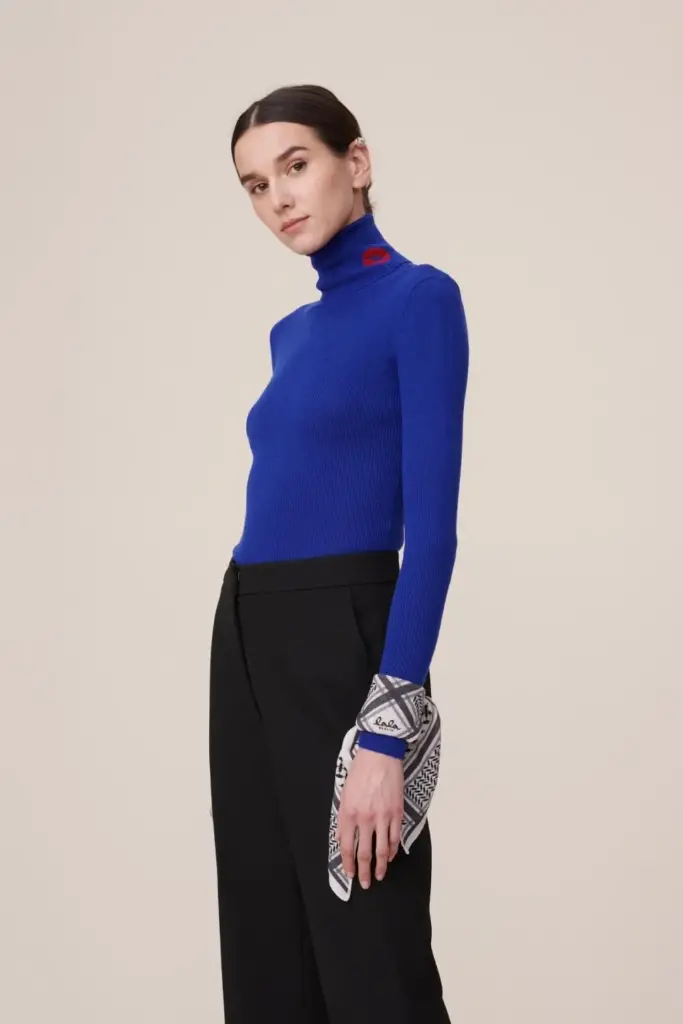 Lala Berlin Triangle Trinity Classic XS cashmere alabastro off white im Angebot