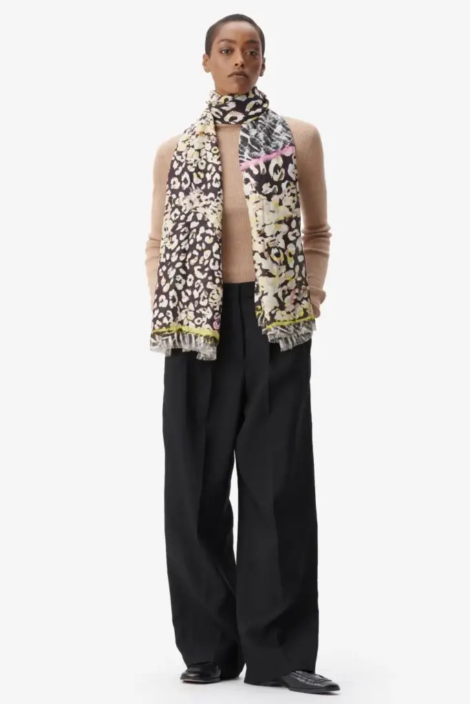 Lala Berlin Scarf Abix modal mix animal patchwork Versandkostenfrei