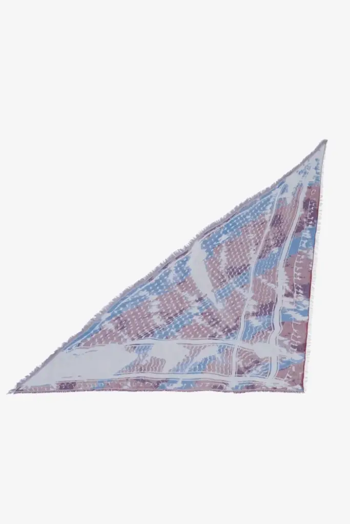 Lala Berlin Triangle Amalin viscose mix shibori fudge Exklusivangebot