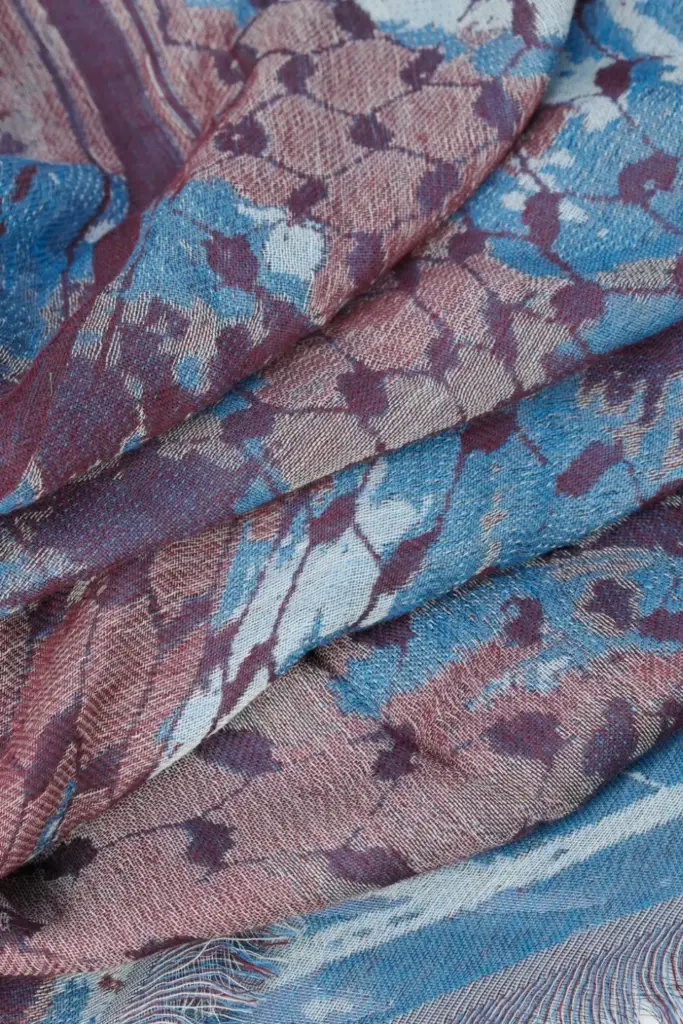 Lala Berlin Triangle Amalin viscose mix shibori fudge Exklusivangebot