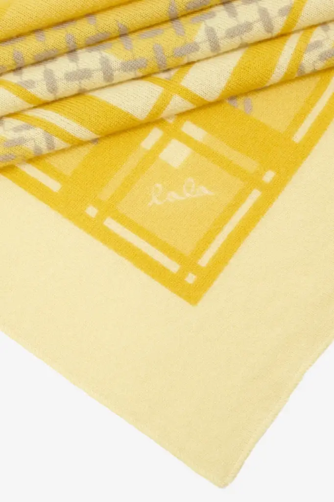 Lala Berlin Triangle Double Heritage cashmere yellow Top Angebot