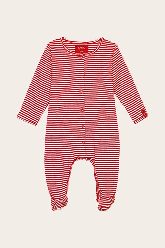 Lana Natural Wear Strampler, Modell Merle mit Fuß Fabrik Onlineshop