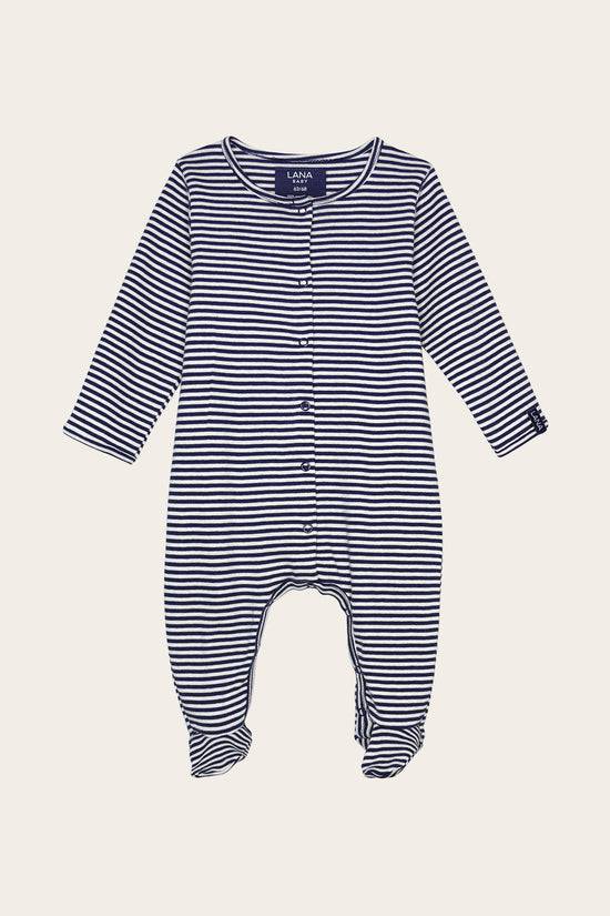 Lana Natural Wear Strampler, Modell Merle mit Fuß Fabrik Onlineshop