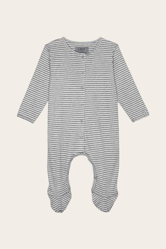 Lana Natural Wear Strampler, Modell Merle mit Fuß Fabrik Onlineshop