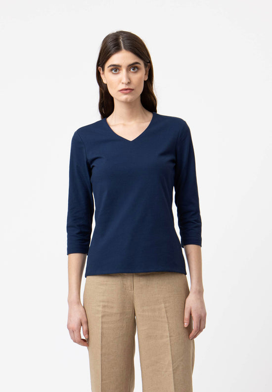 Lana Natural Wear V-Neck Shirt, Modell Mara Wochenangebot