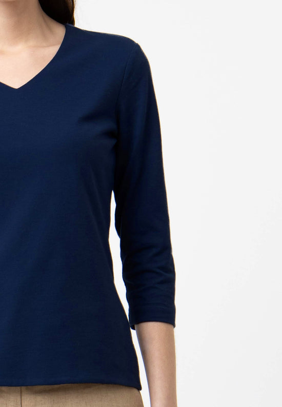 Lana Natural Wear V-Neck Shirt, Modell Mara Wochenangebot