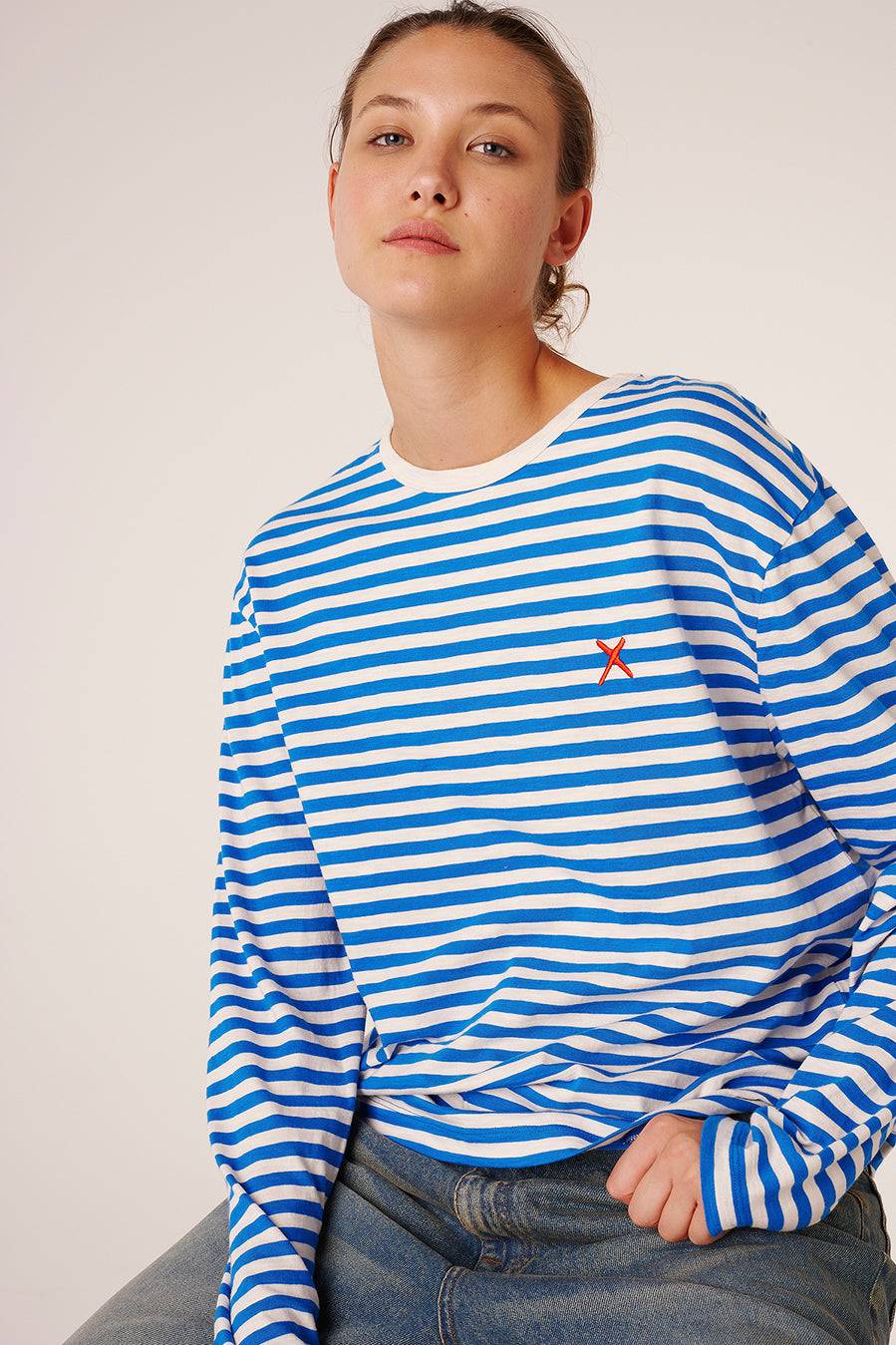 Liv Bergen Longsleeve Unisex in fresh blue Nur noch ein Tag übrig