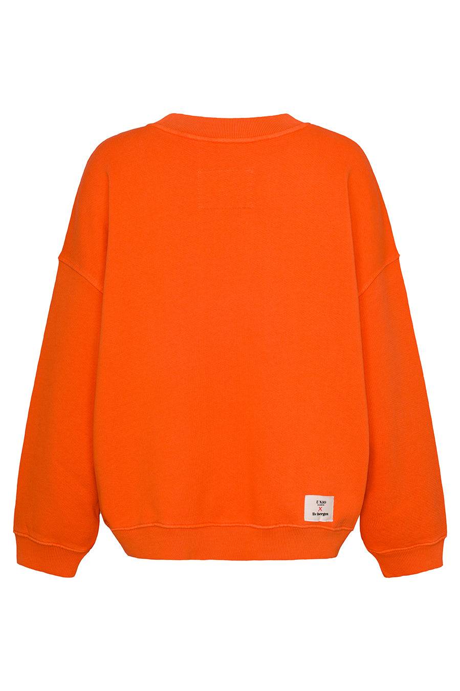 Liv Bergen Sweater RIVA in strong orange 50% Rabatt mit kostenlosem Versand