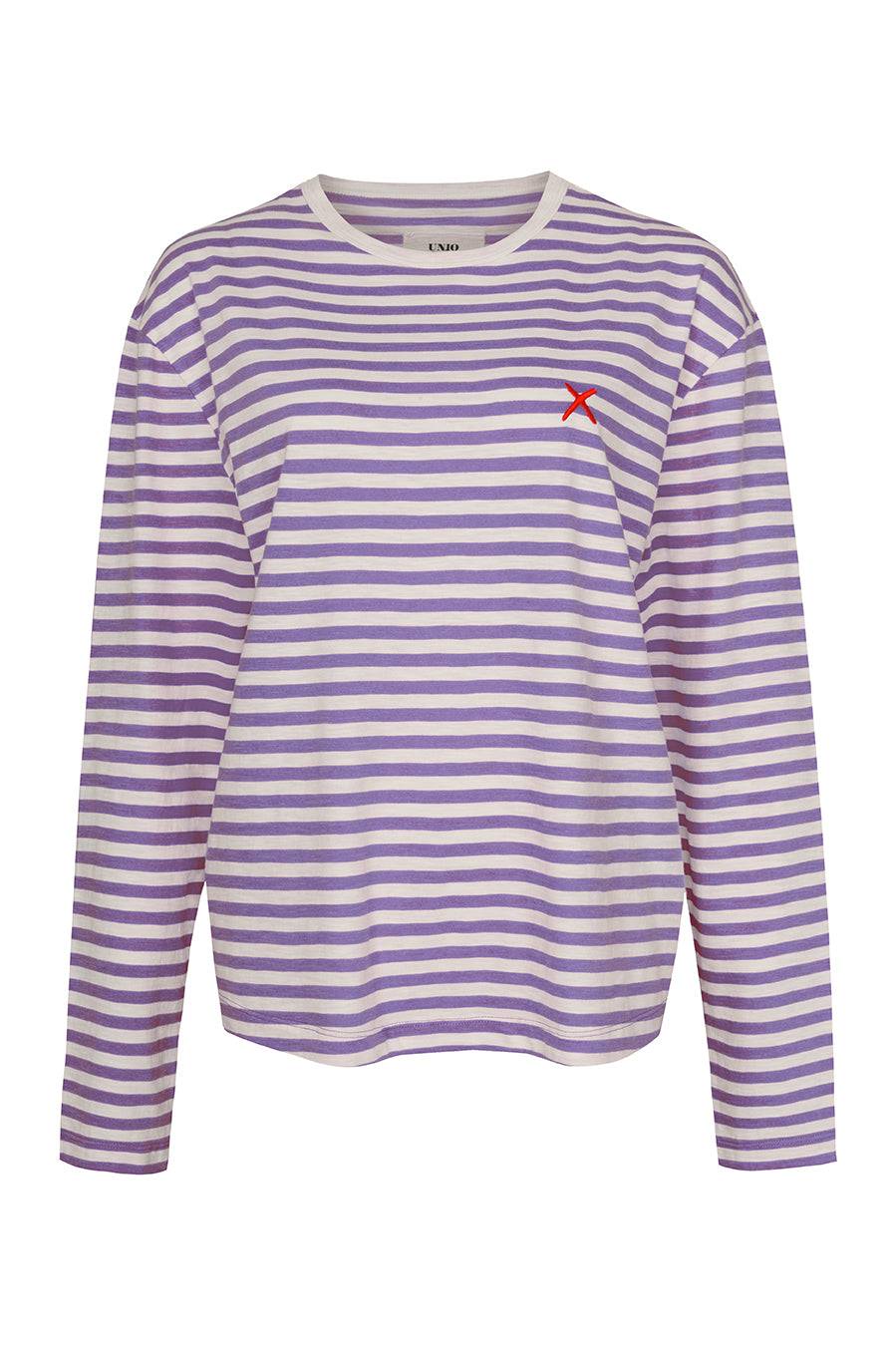 Liv Bergen Longsleeve Unisex in amethyst Im Verkauf