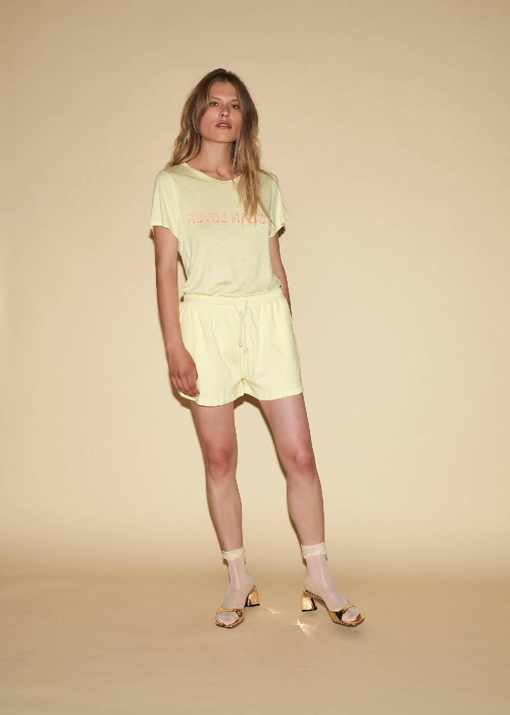 Liv Bergen T-Shirt Ocean Lover in sorbet yellow 50% Rabatt für begrenzte Zeit