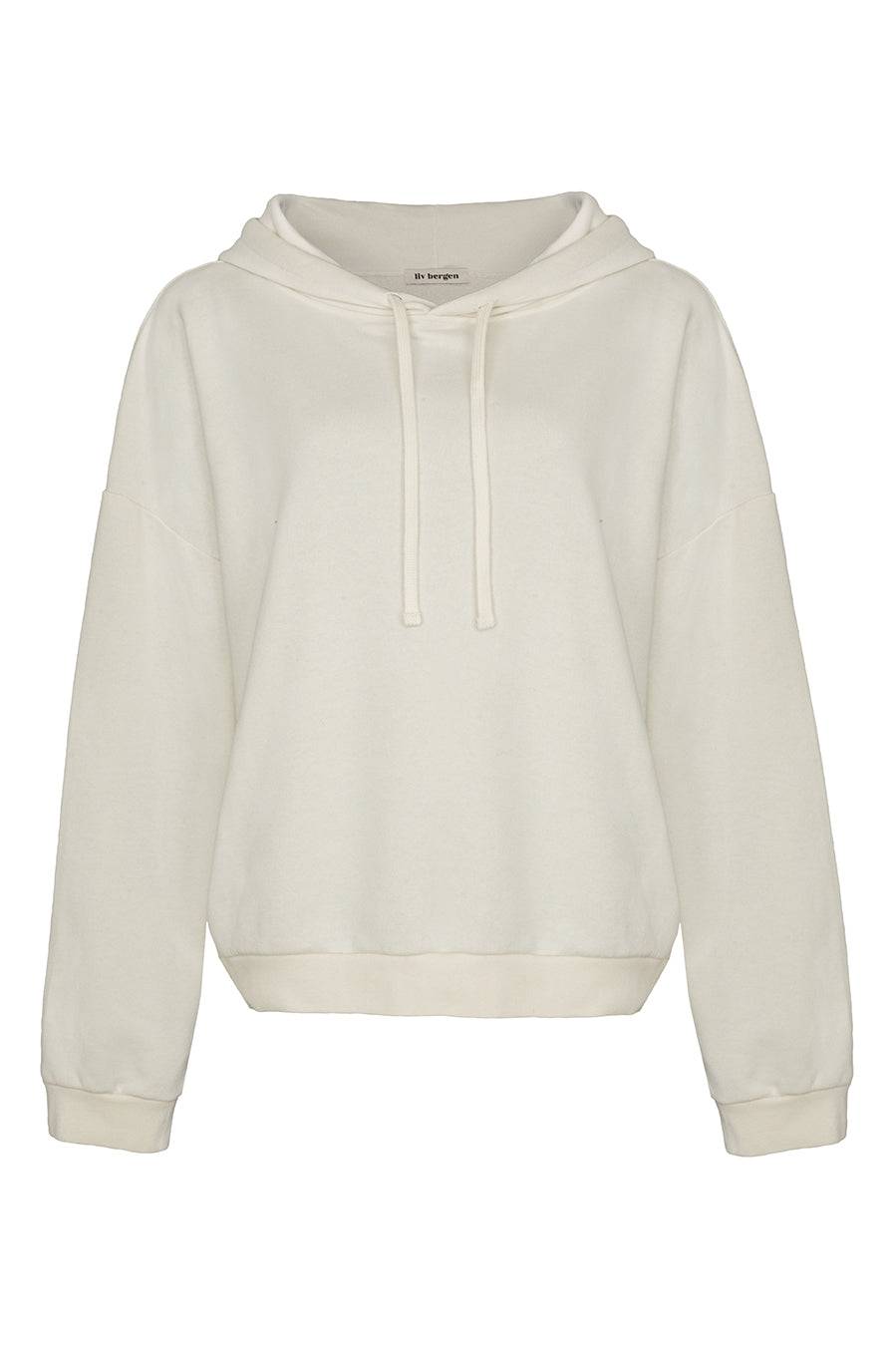 Liv Bergen Hoodie Come in offwhite Jubiläumsangebot