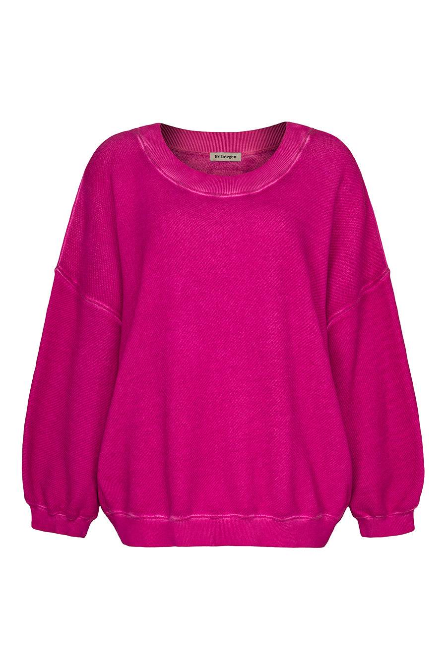 Liv Bergen Oversized Sweater Liv in neon pink Räumungsverkauf