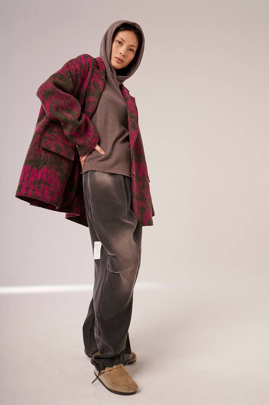 Liv Bergen Jacke Come in pink/brown Tägliche Deals