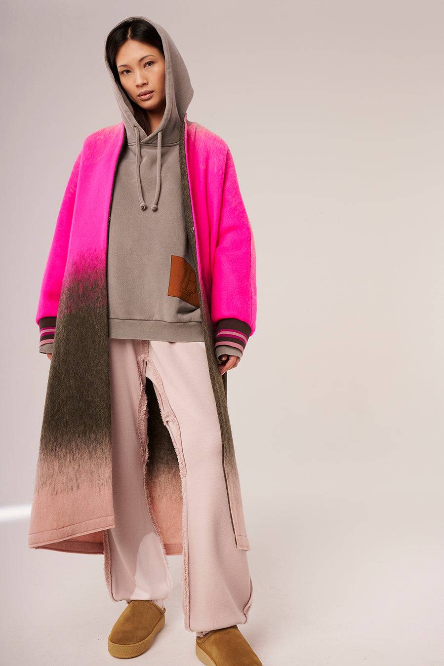 Liv Bergen Mantel Coloured in pink/brown Sonderangebote