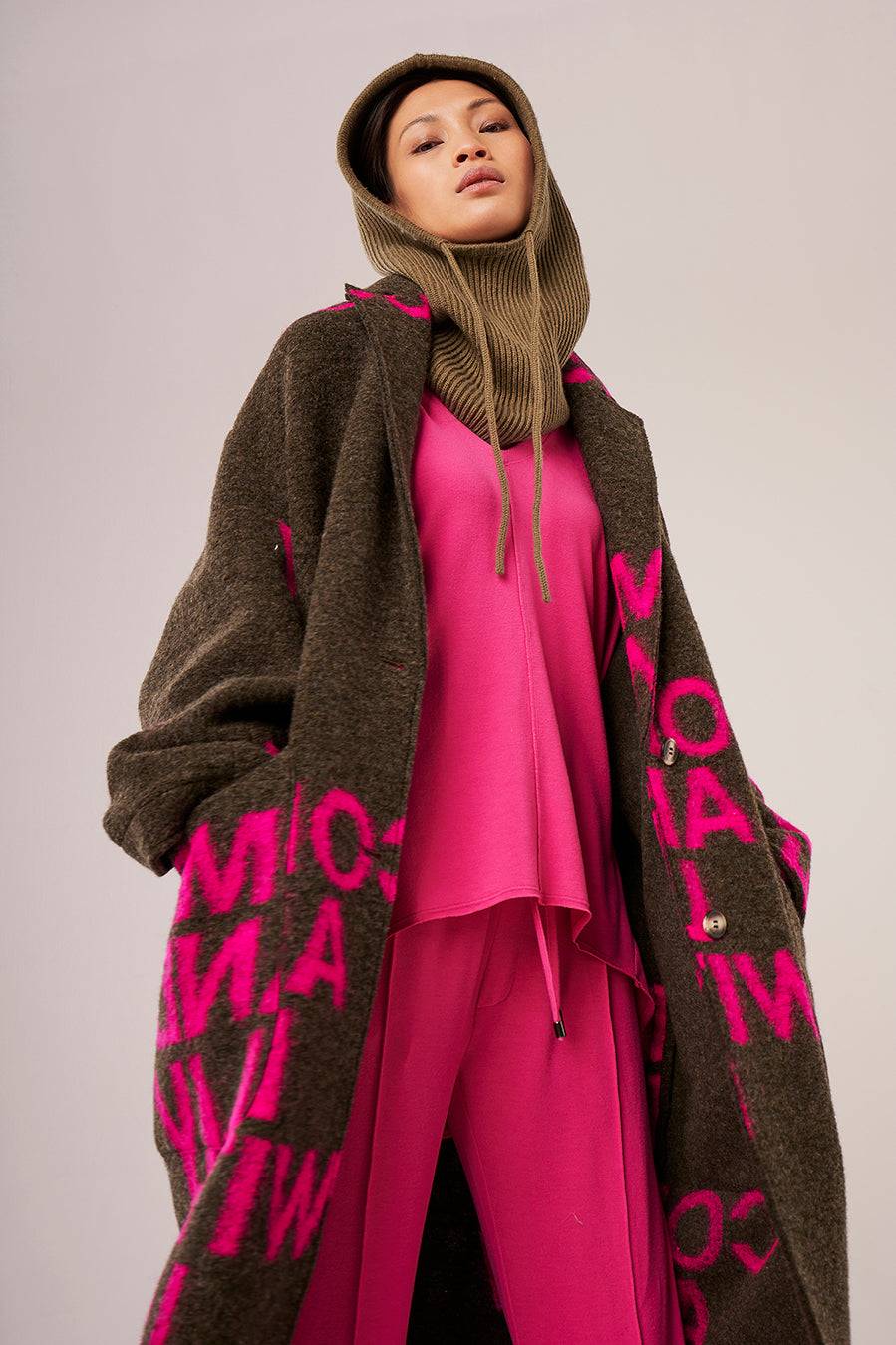 Liv Bergen Mantel Come in pink/brown Riesige Ersparnisse