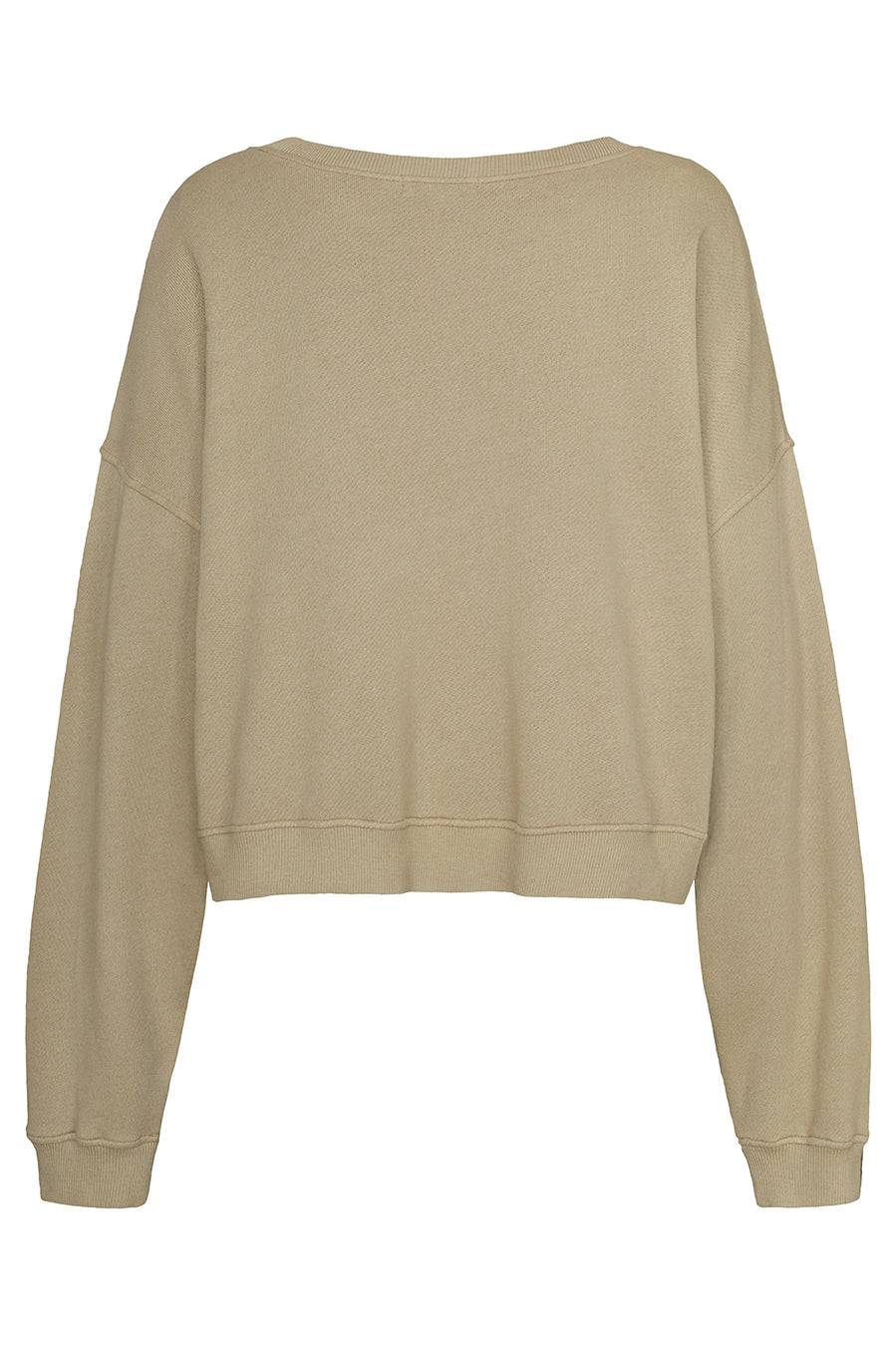 Liv Bergen Sweater Bleached in camel Super Sparpreis