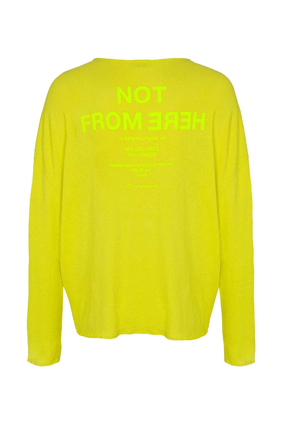 Liv Bergen Shirt Not in neon yellow JETZT KAUFEN