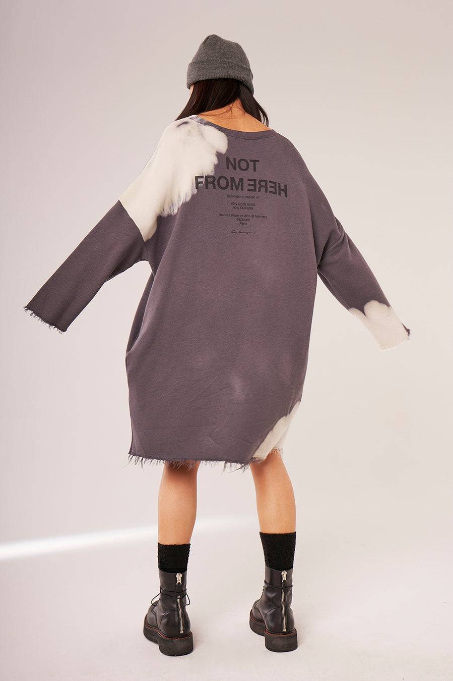 Liv Bergen Kleid Bleached in camel Neueste Stile