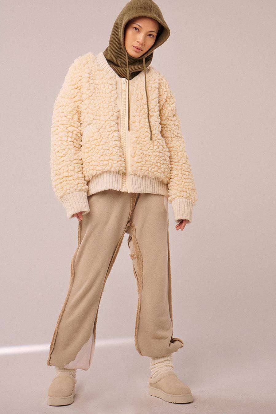 Liv Bergen Hose Bleached in camel Nur noch ein Tag übrig