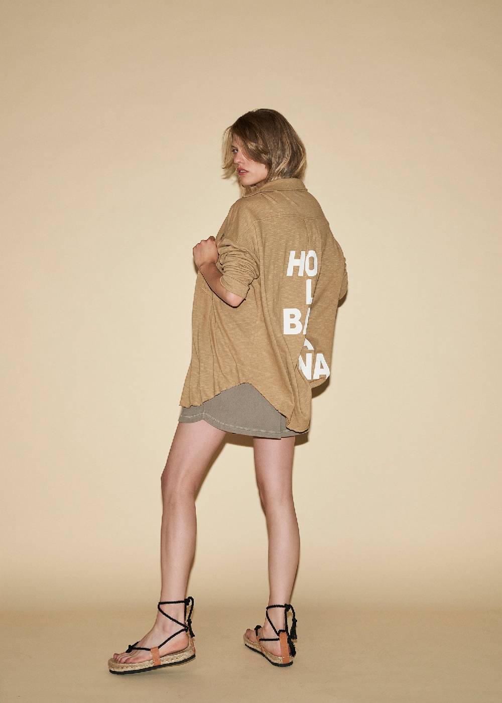 Liv Bergen Shorts Organic in walnut im Angebot