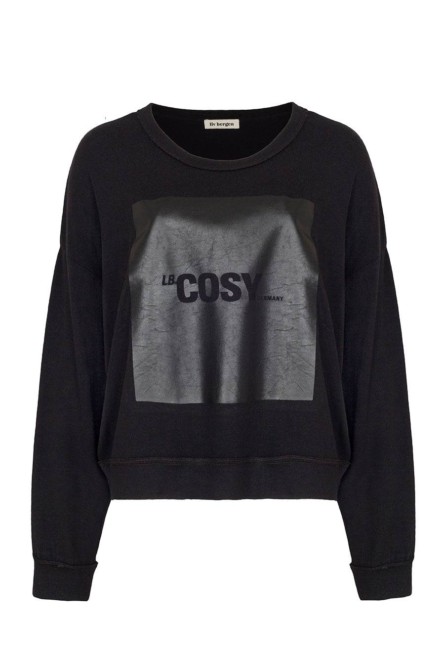 Liv Bergen Sweater Cosy in black Großer Ausverkauf