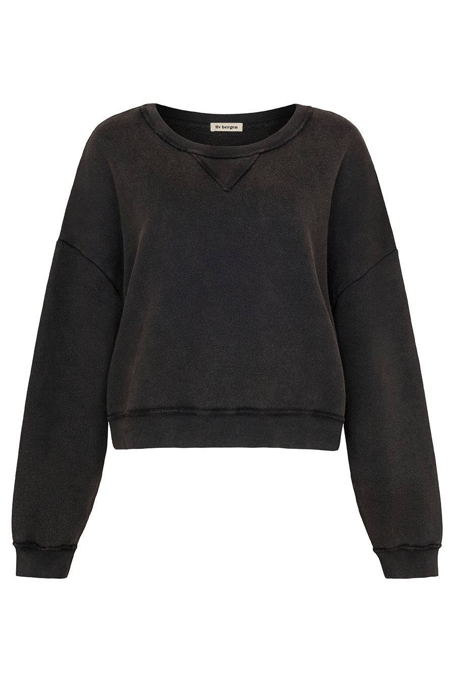 Liv Bergen Sweater Follow in black Saisonschlussverkauf