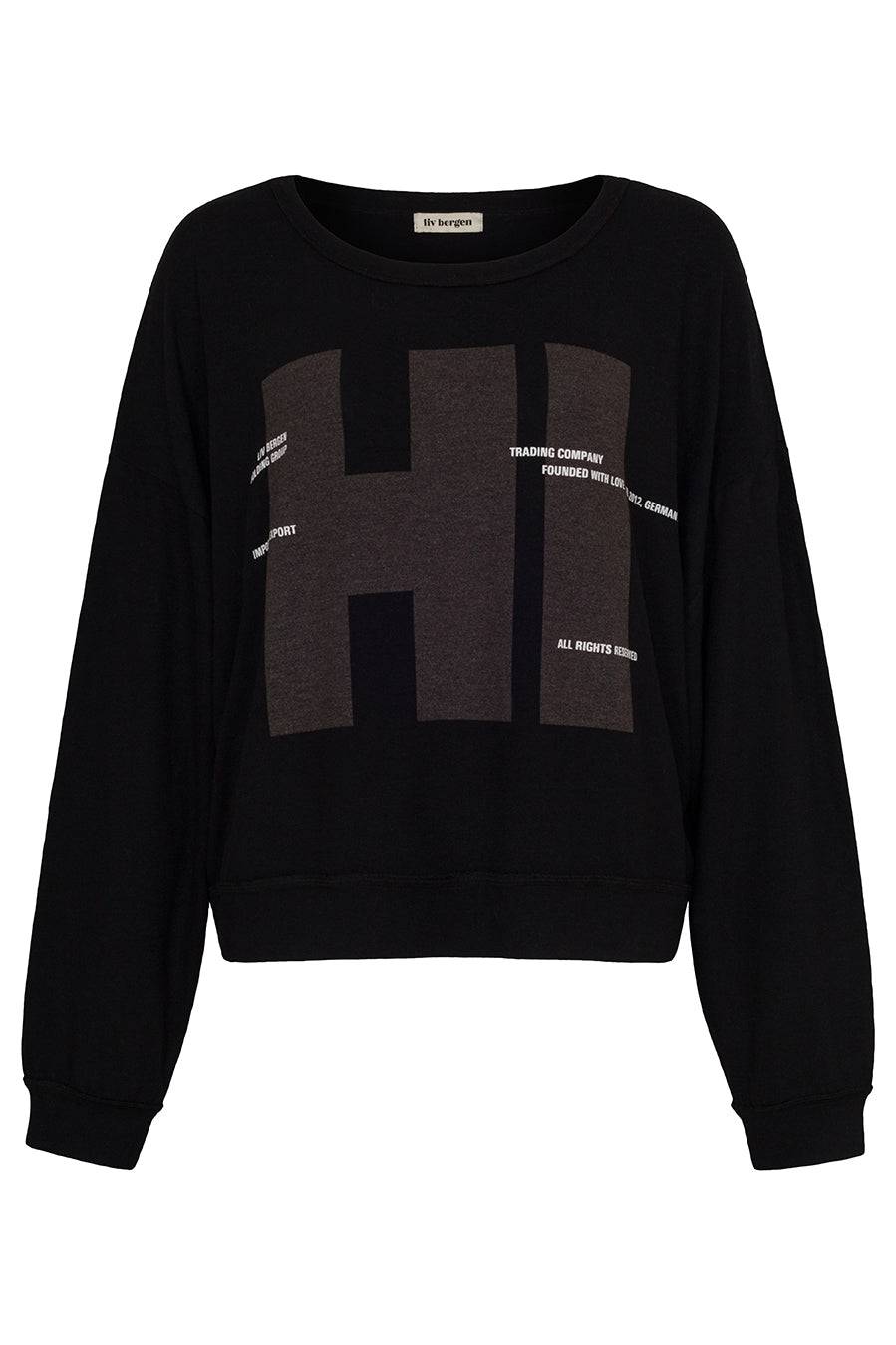 Liv Bergen Sweater HI in black Valentinstagsangebot