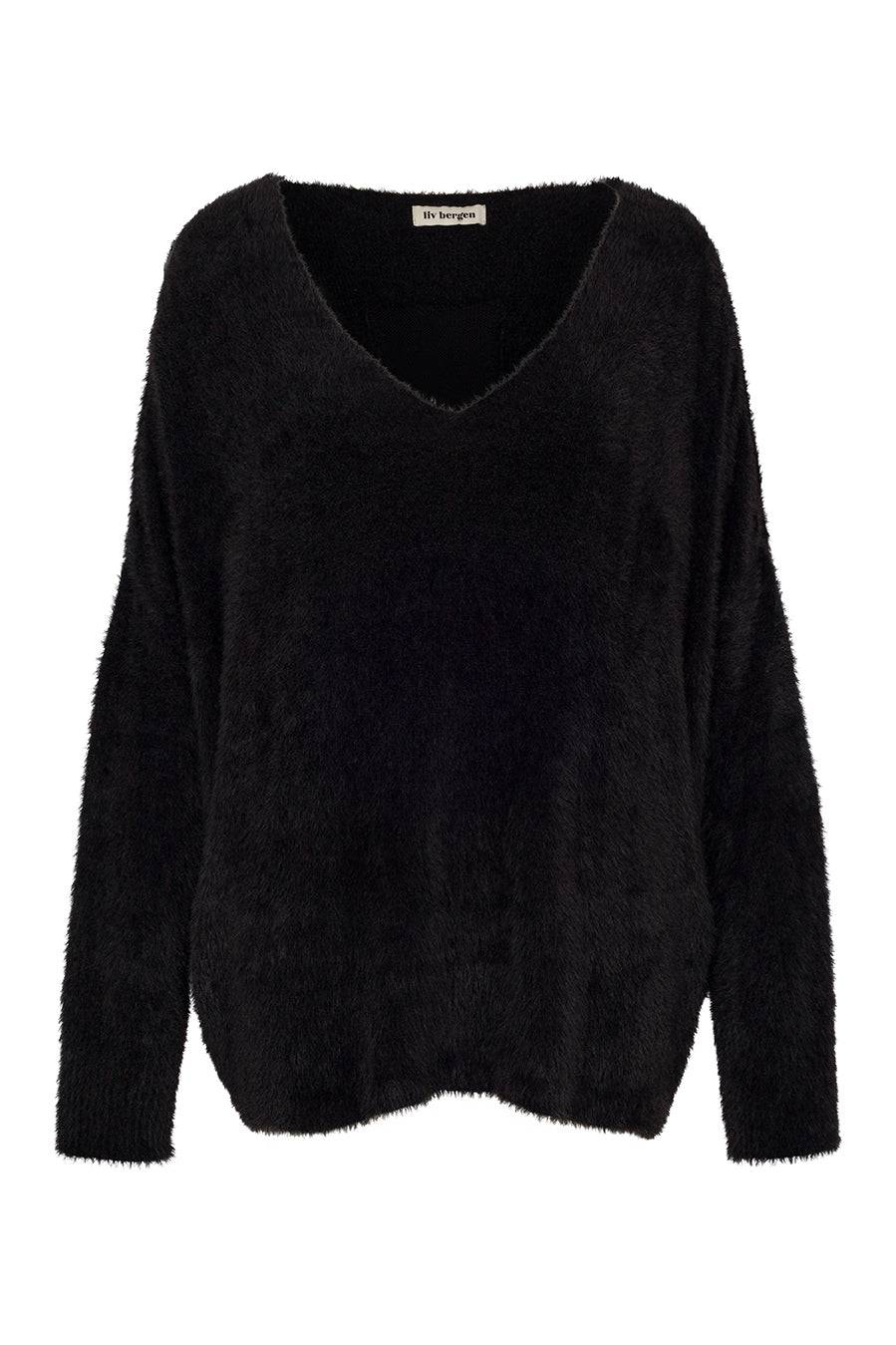 Liv Bergen Sweater HI knit in black Heißer Verkauf