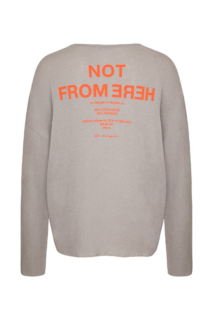 Liv Bergen Shirt Not in washed grey Blitzangebot