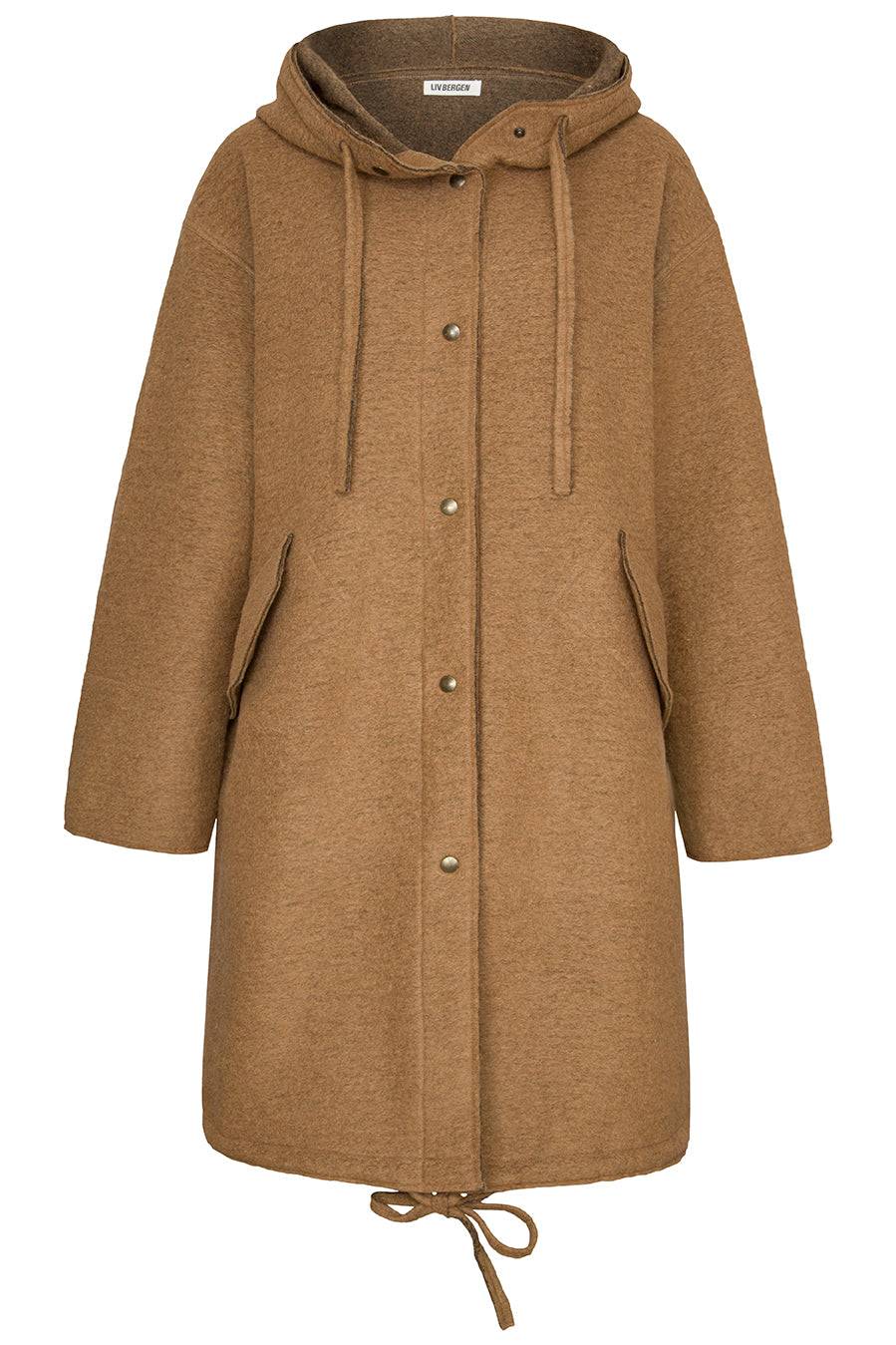 Liv Bergen Jacke Parka in camel Bis zu 60% Rabatt