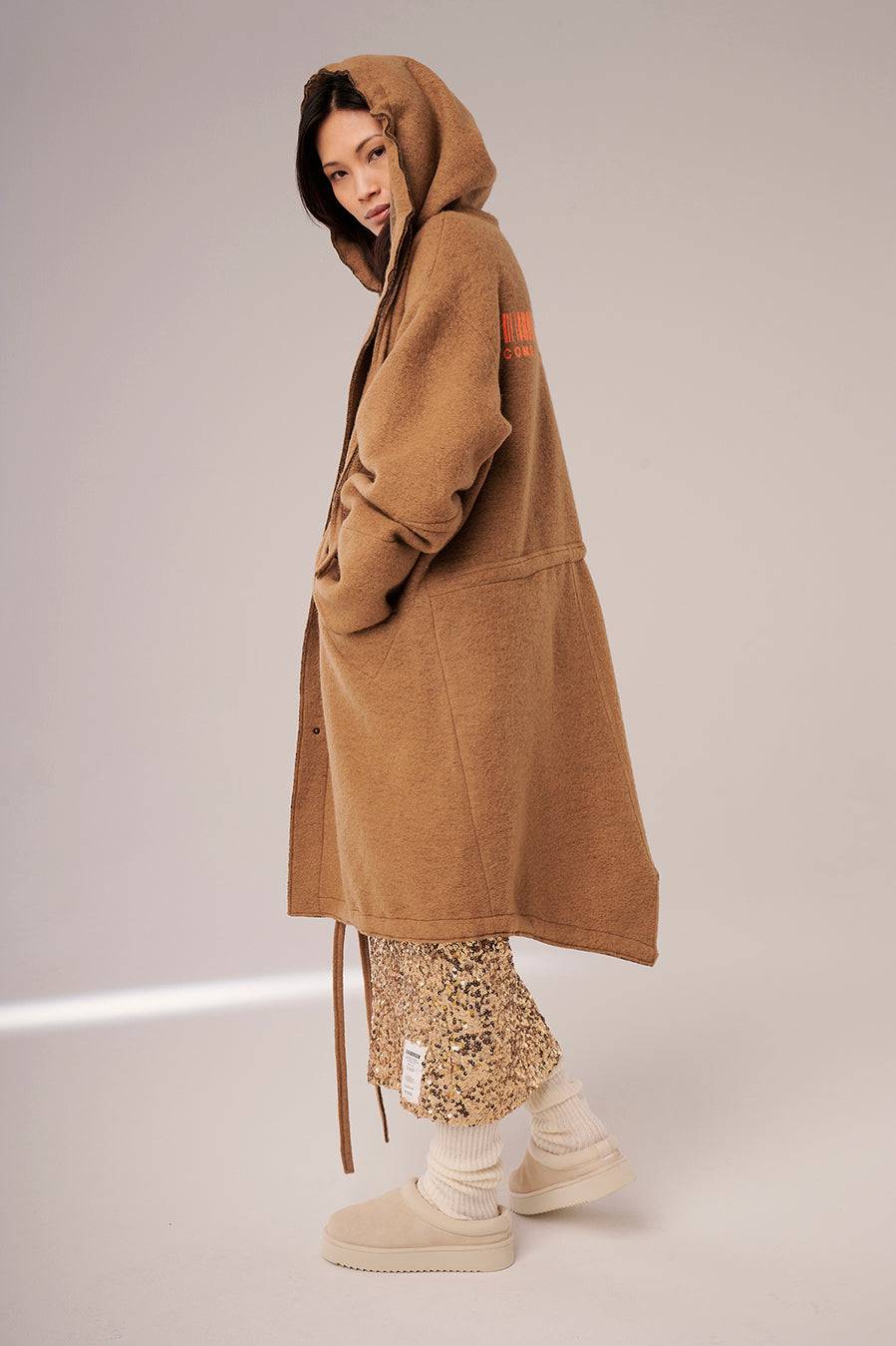 Liv Bergen Jacke Parka in camel Bis zu 60% Rabatt