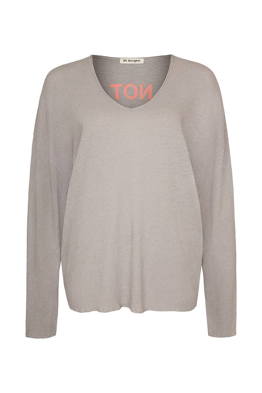 Liv Bergen Shirt Not in washed grey Riesige Rabatte