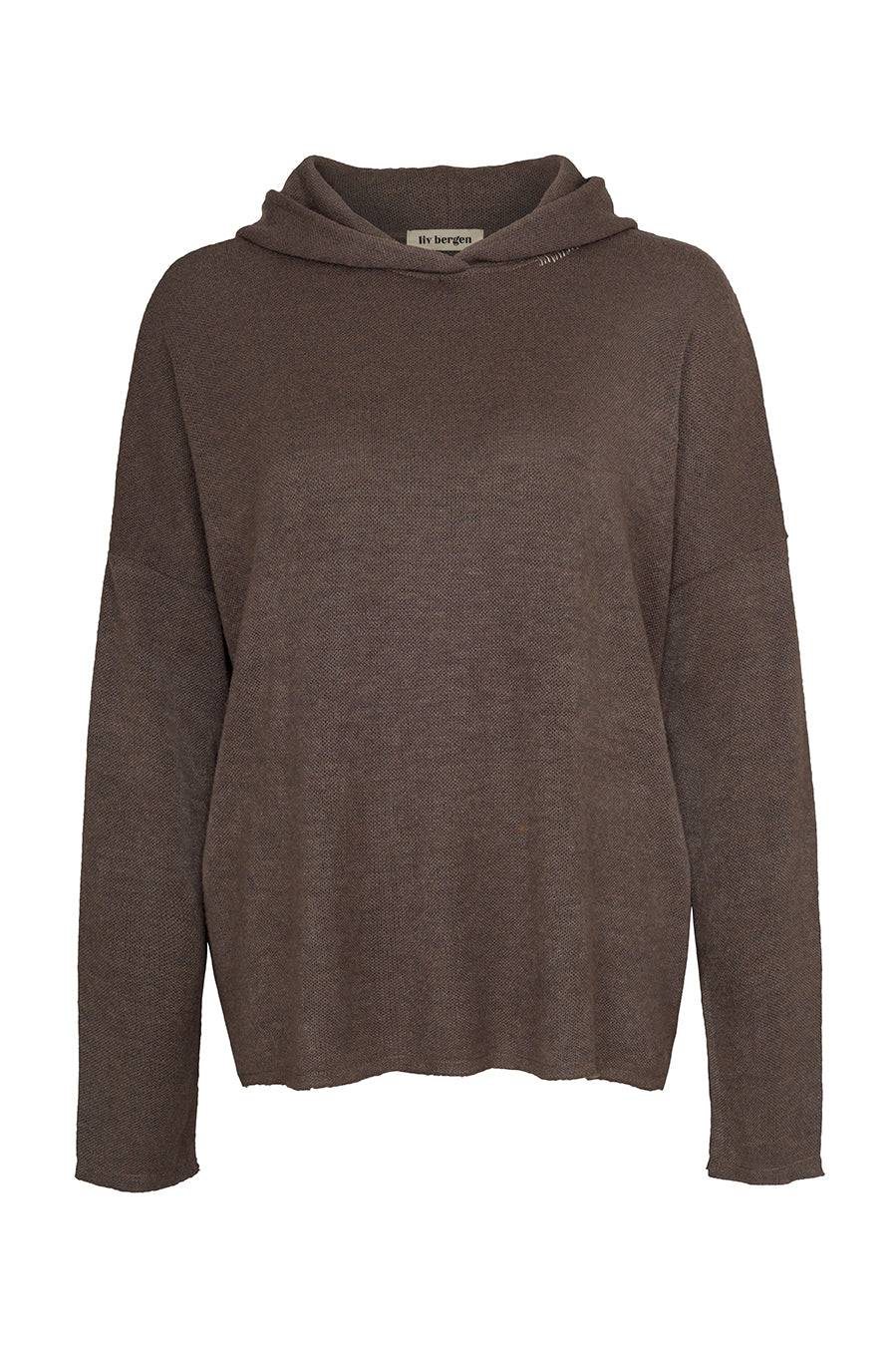 Liv Bergen Hoodie Knit in turbulence 50% Rabatt mit kostenlosem Versand