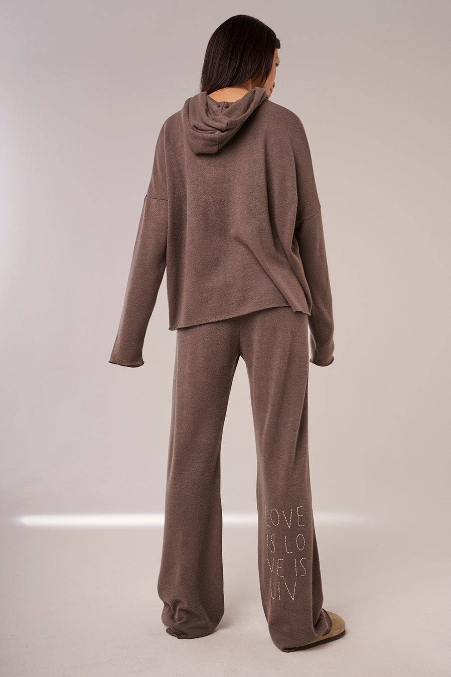 Liv Bergen Hoodie Knit in turbulence 50% Rabatt mit kostenlosem Versand