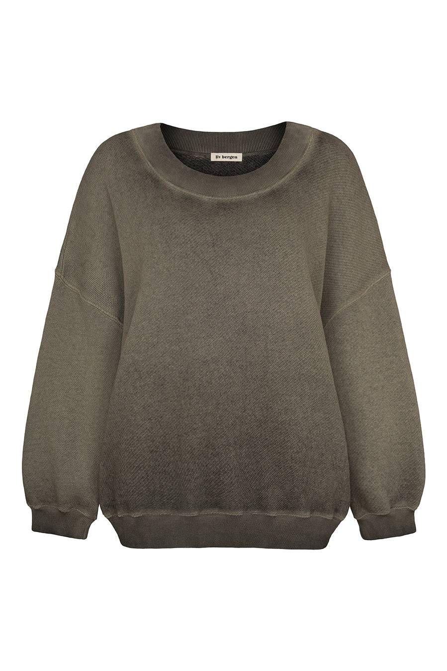 Liv Bergen Oversized Sweater Liv in mocca Clearance-Verkauf