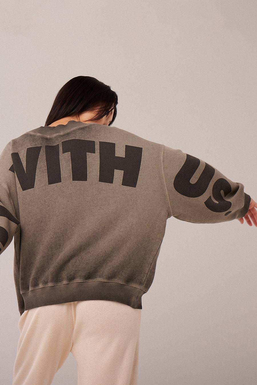 Liv Bergen Oversized Sweater Liv in mocca Clearance-Verkauf