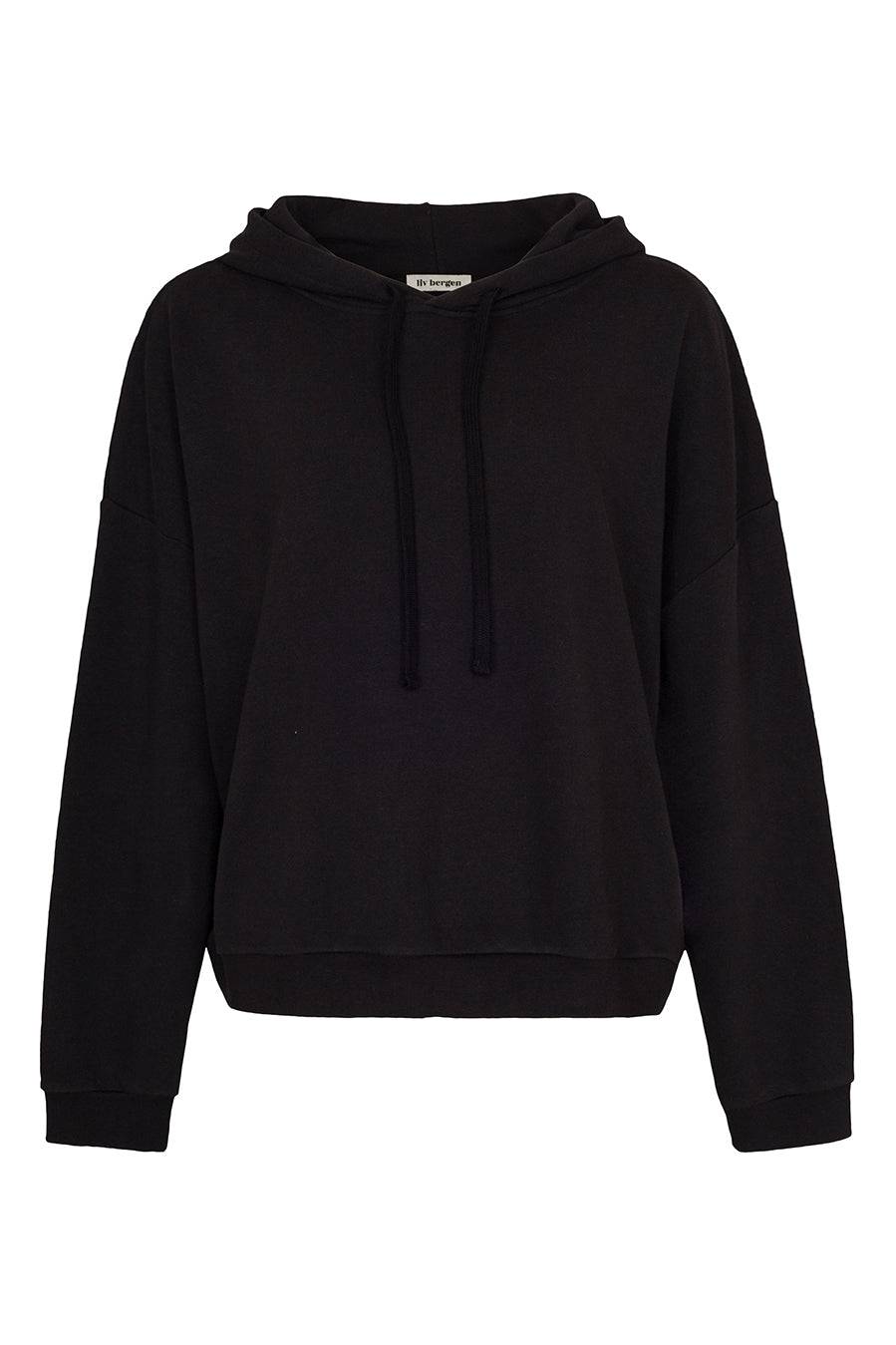 Liv Bergen Hoodie Come in black Fabrikverkauf