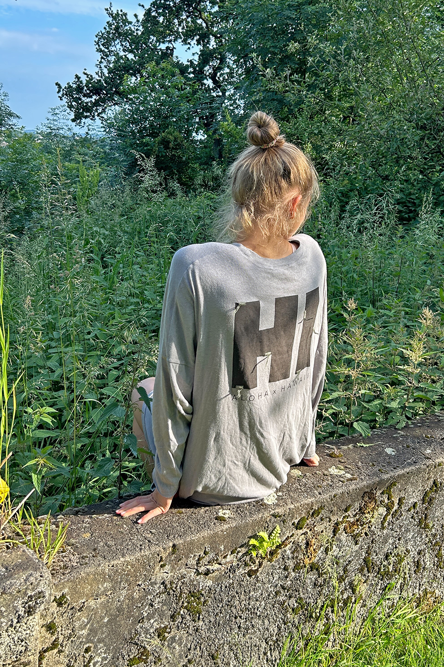 Liv Bergen Kleid HI in washed grey Cyber Monday
